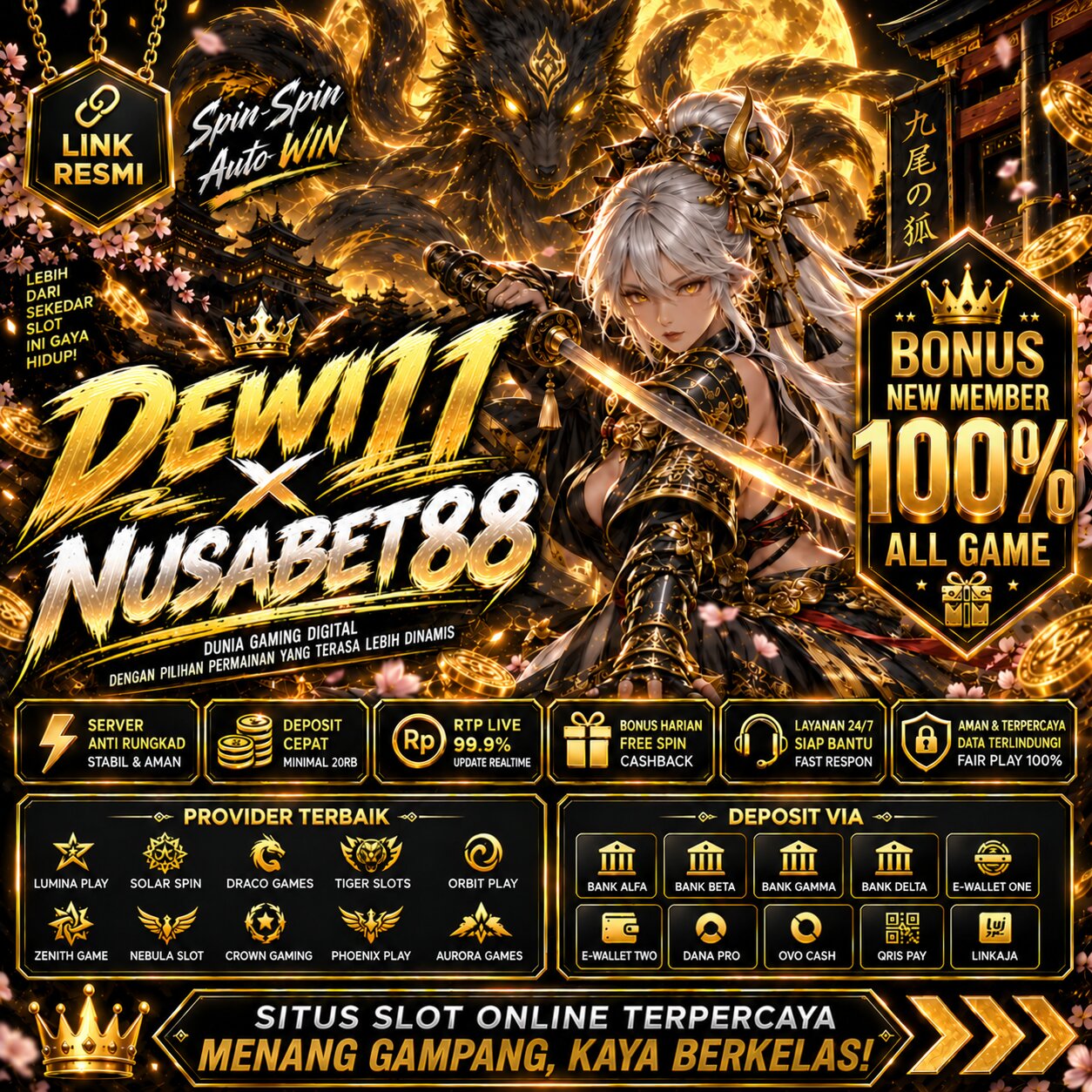 DEWI11 x NUSABET88